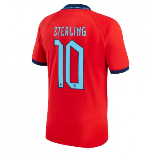 Maillot de foot Angleterre Raheem Sterling #10 Extérieur Monde 2022 Manches Courte